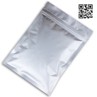 PC002 Manufacturer  silver packaging bag  design net color packaging bag  packing bag producers side view